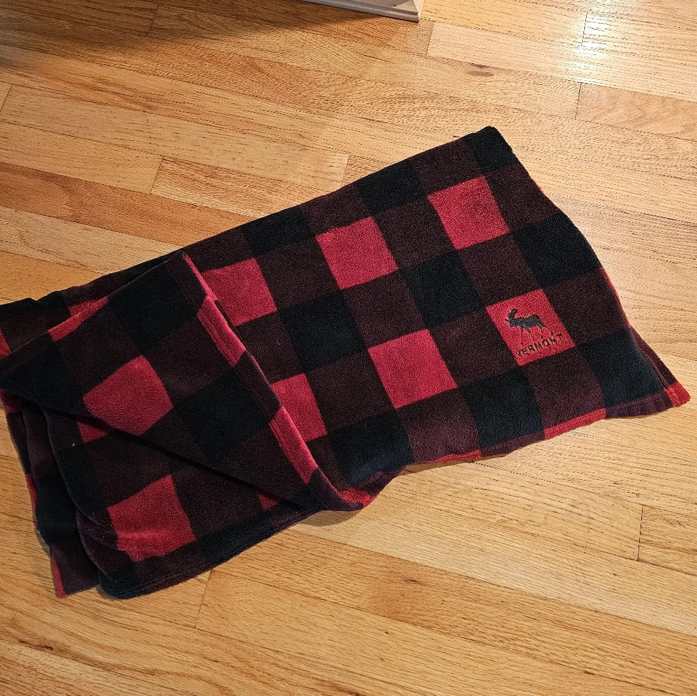 Vermont fleece blanket